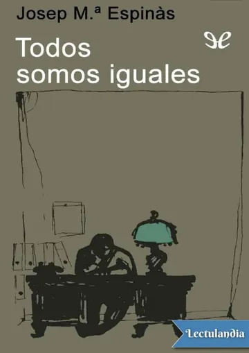 Todos somos iguales de Josep Maria Espinàs, portada del libro