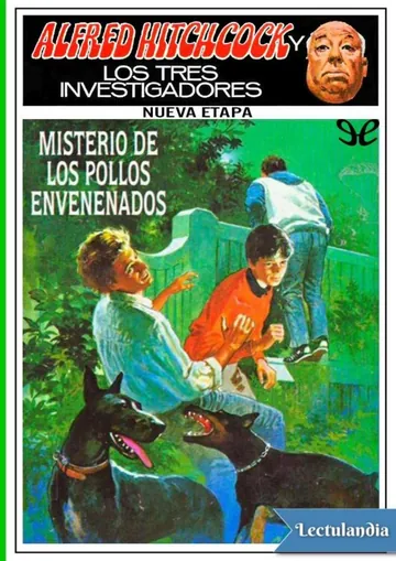 Misterio de los pollos envenenados de Megan Stine, portada del libro