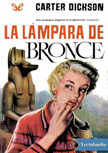 La lámpara de bronce de Carter Dickson, portada del libro