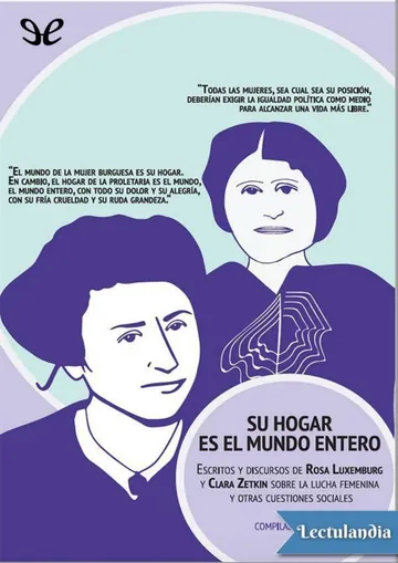 Su hogar es el mundo entero de Rosa Luxemburgo, portada del libro