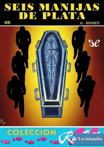 Seis manijas de plata de Geoffrey Homes, portada del libro