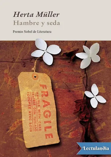 Hambre y seda de Herta Müller, portada del libro