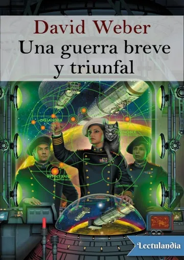 Una guerra breve y triunfal de David Weber, portada del libro