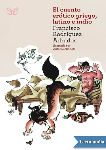El cuento erótico griego, latino e indio de Francisco Rodríguez Adrados, portada del libro