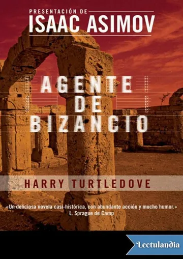Agente de Bizancio de Harry Turtledove, portada del libro