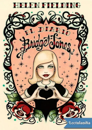 El diario de Bridget Jones de Helen Fielding, portada del libro
