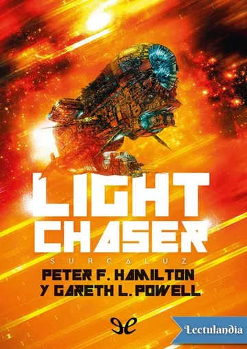 Light Chaser (Surcaluz) de Peter F. Hamilton, portada del libro