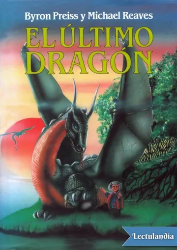 El último dragón de Michael Reaves, portada del libro
