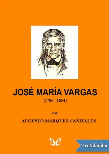 José María Vargas de Augusto Márquez Cañizales, portada del libro