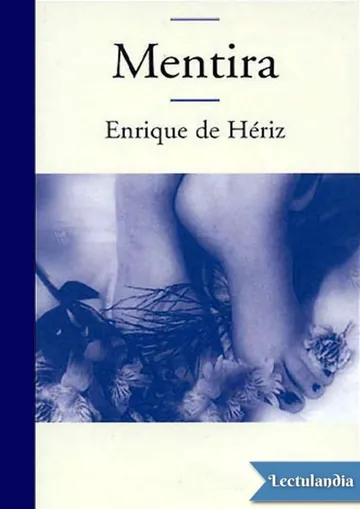 Mentira de Enrique de Hériz, portada del libro