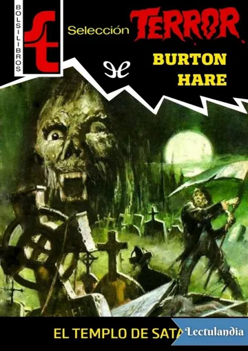 El templo de Satán de Burton Hare, portada del libro