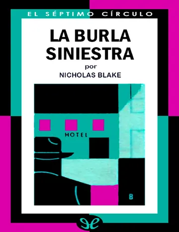La burla siniestra de Nicholas Blake, portada del libro