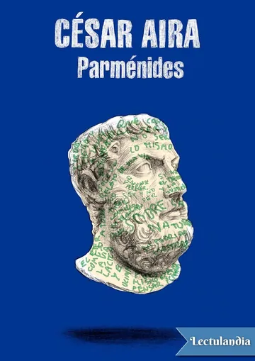 Parménides de César Aira, portada del libro