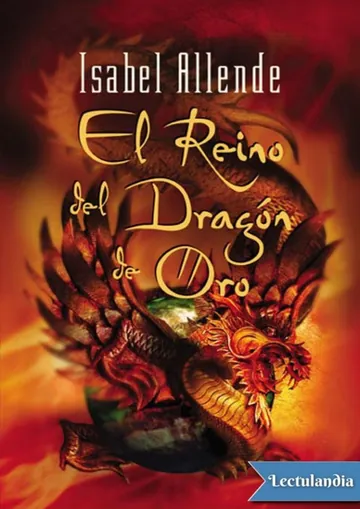 El reino del Dragón de Oro de Isabel Allende, portada del libro