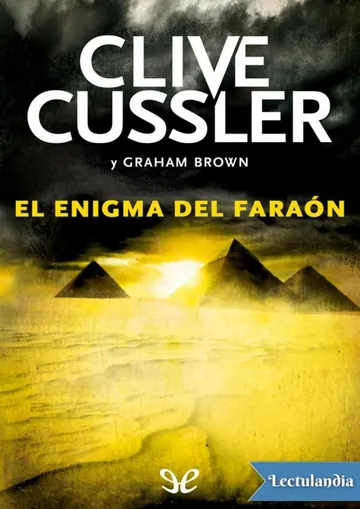 El enigma del faraón de Clive Cussler, portada del libro