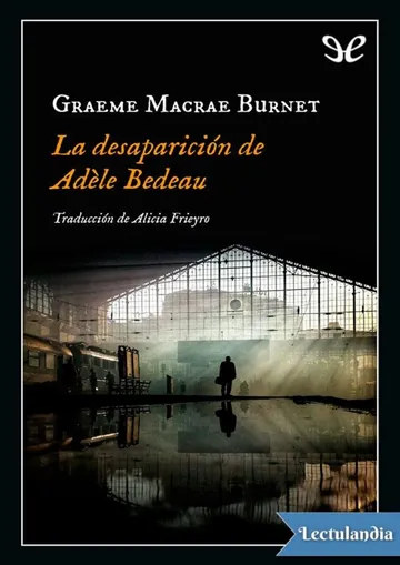 La desaparición de Adèle Bedeau de Graeme Macrae Burnet, portada del libro