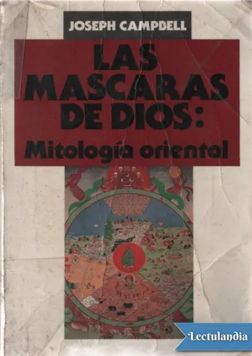 Mitología oriental de Joseph Campbell, portada del libro