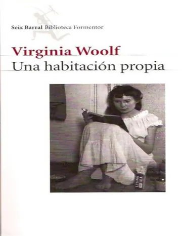 Una habitacion propia de Virginia Woolf, portada del libro