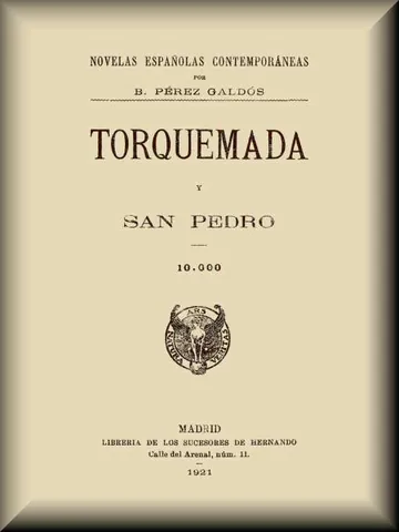 Torquemada y San Pedro de Benito Pérez Galdós, portada del libro