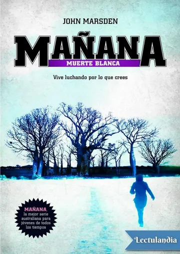 Muerte blanca de John Marsden, portada del libro