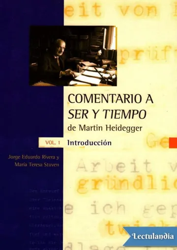 Comentario a Ser y tiempo. Vol. 1: Introducción de Jorge Eduardo Rivera, portada del libro