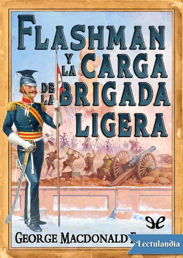Flashman y la carga de la brigada ligera de George MacDonald Fraser, portada del libro