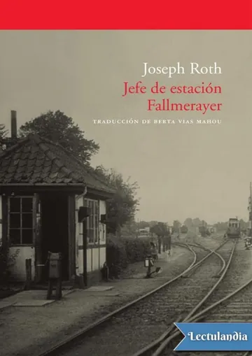 Jefe de estación Fallmerayer de Joseph Roth, portada del libro