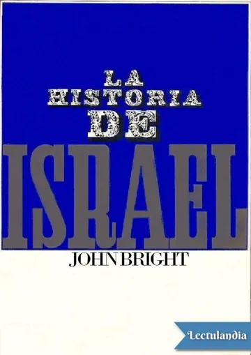 La historia de Israel de John Bright, portada del libro