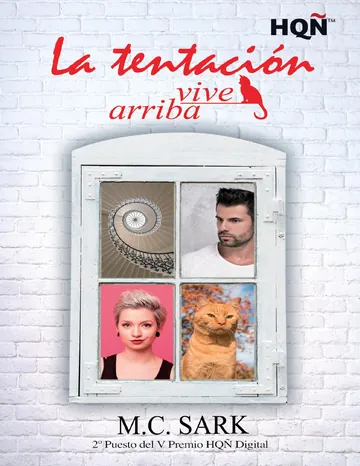 La tentación vive arriba (2º Puesto V Premio Internacional HQÑ) de M.C. Sark, portada del libro