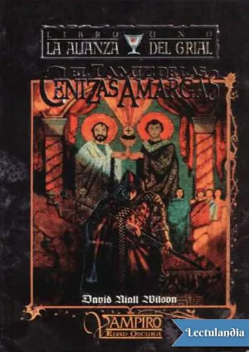 El tamiz de las cenizas amargas de David Niall Wilson, portada del libro