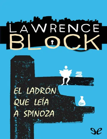El ladrón que leía a Spinoza de Lawrence Block, portada del libro