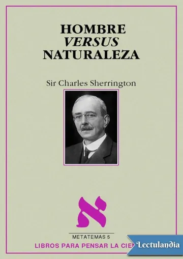 Hombre versus naturaleza de Charles Sherrington, portada del libro