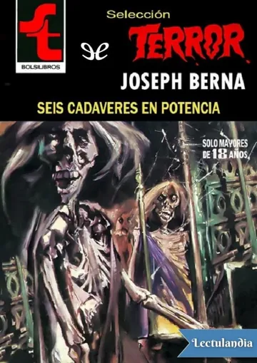 Seis cadáveres en potencia de Joseph Berna, portada del libro