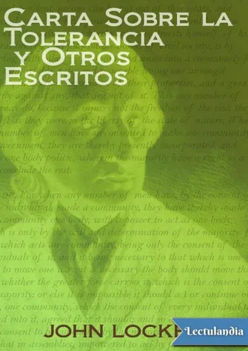 Carta sobre la tolerancia y otros escritos de John Locke, portada del libro
