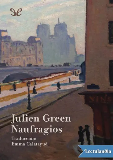 Naufragios de Julien Green, portada del libro