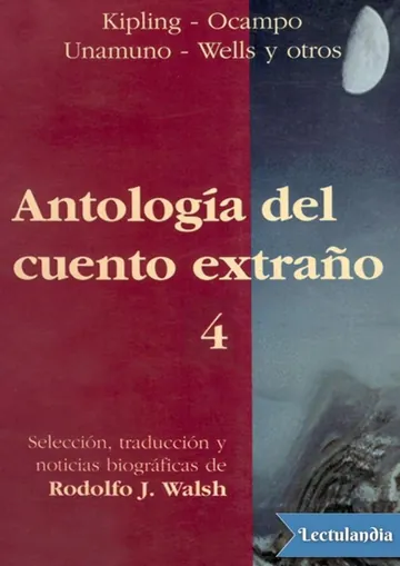 Antología del cuento extraño 4 de AA. VV., portada del libro
