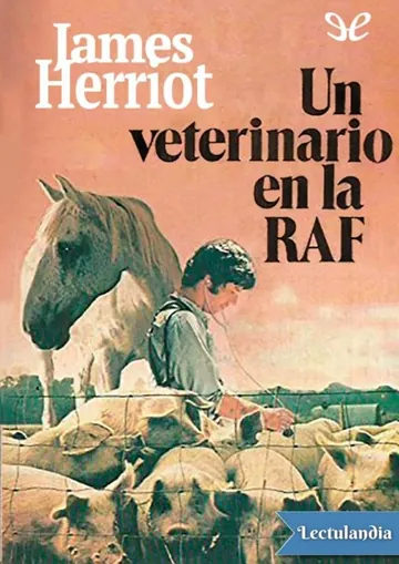 Un veterinario en la RAF de James Herriot, portada del libro