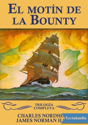 El motín de la Bounty de Charles Nordhoff, portada del libro