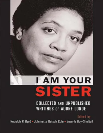 I Am Your Sister de Audre-Lorde, portada del libro
