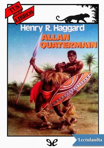 Allan Quatermain de Henry Rider Haggard, portada del libro