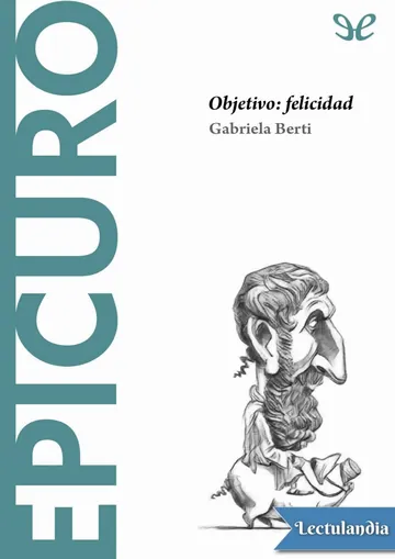 Epicuro de Gabriela Berti, portada del libro
