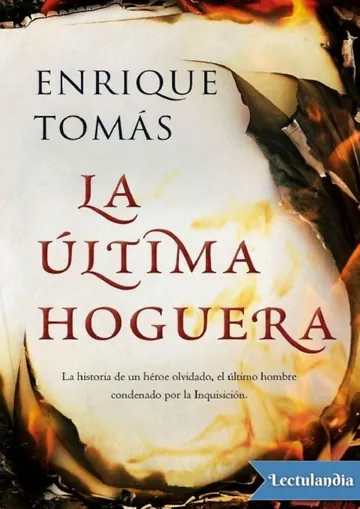 La última hoguera de Enrique Tomás, portada del libro