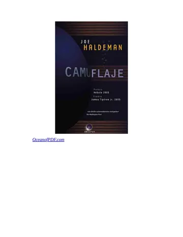 Camuflaje de Joe Haldeman, portada del libro