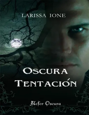 Oscura tentacion de Larissa Ione, portada del libro
