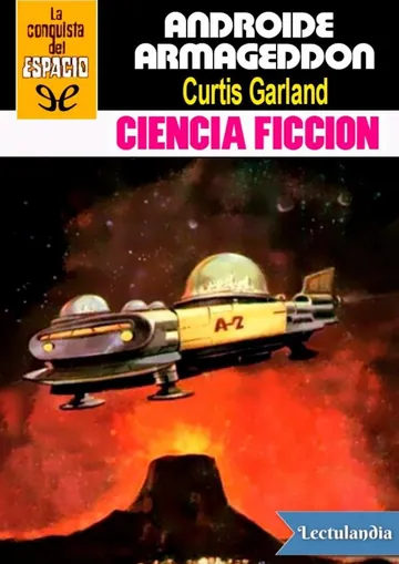 Androide Armageddon de Curtis Garland, portada del libro