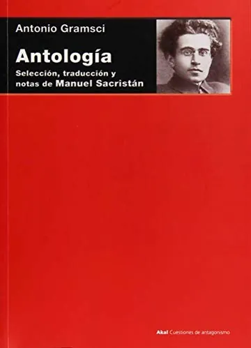 Antología de Antonio Gramsci, portada del libro