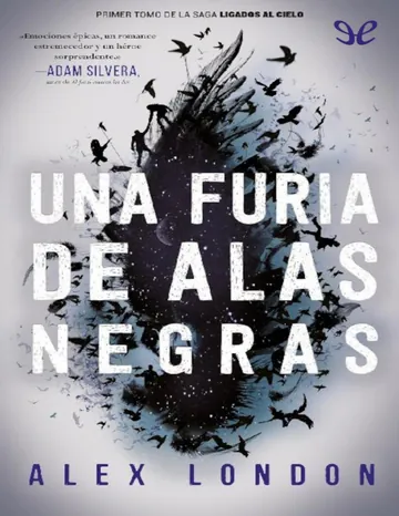 Una furia de alas negras de Alex London, portada del libro
