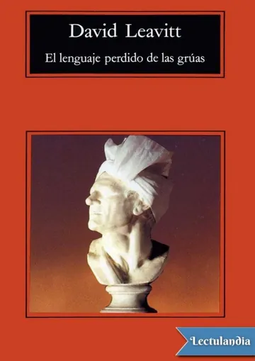El lenguaje perdido de las grúas de David Leavitt, portada del libro