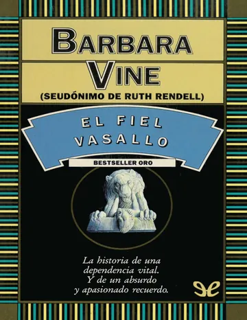 El fiel vasallo de Barbara Vine, portada del libro