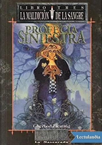 Profecía siniestra de Gherbod Fleming, portada del libro